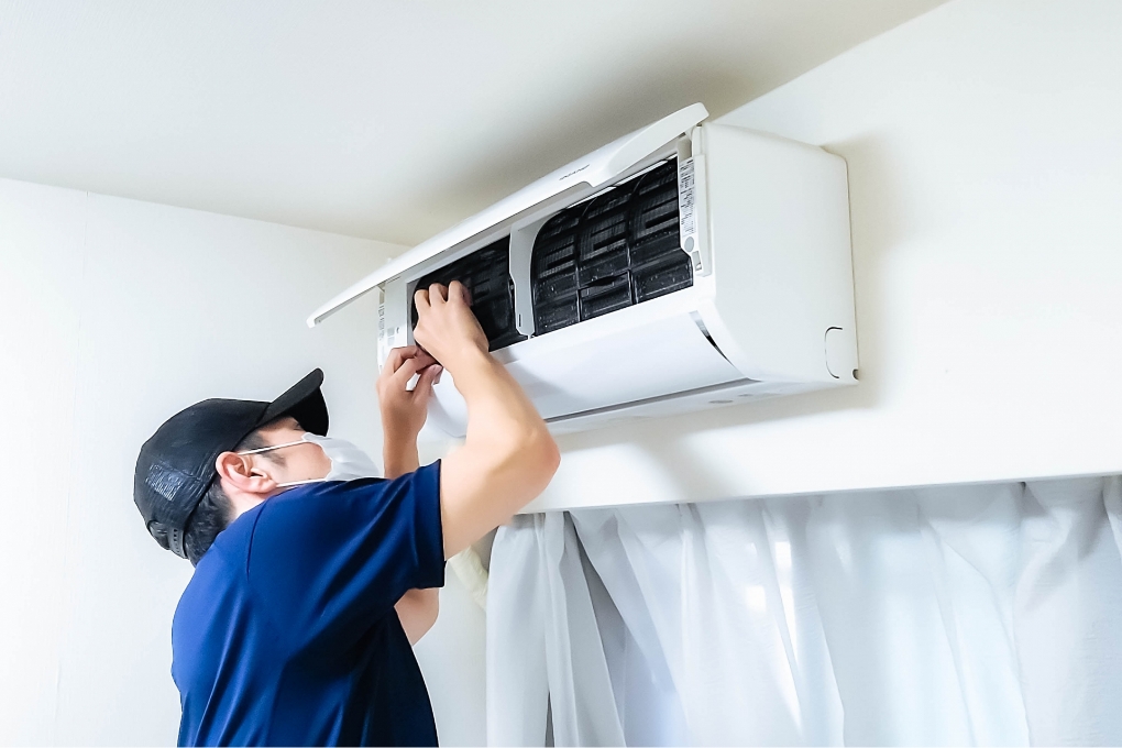 内部の汚れや臭いに対応するエアコンクリーニング