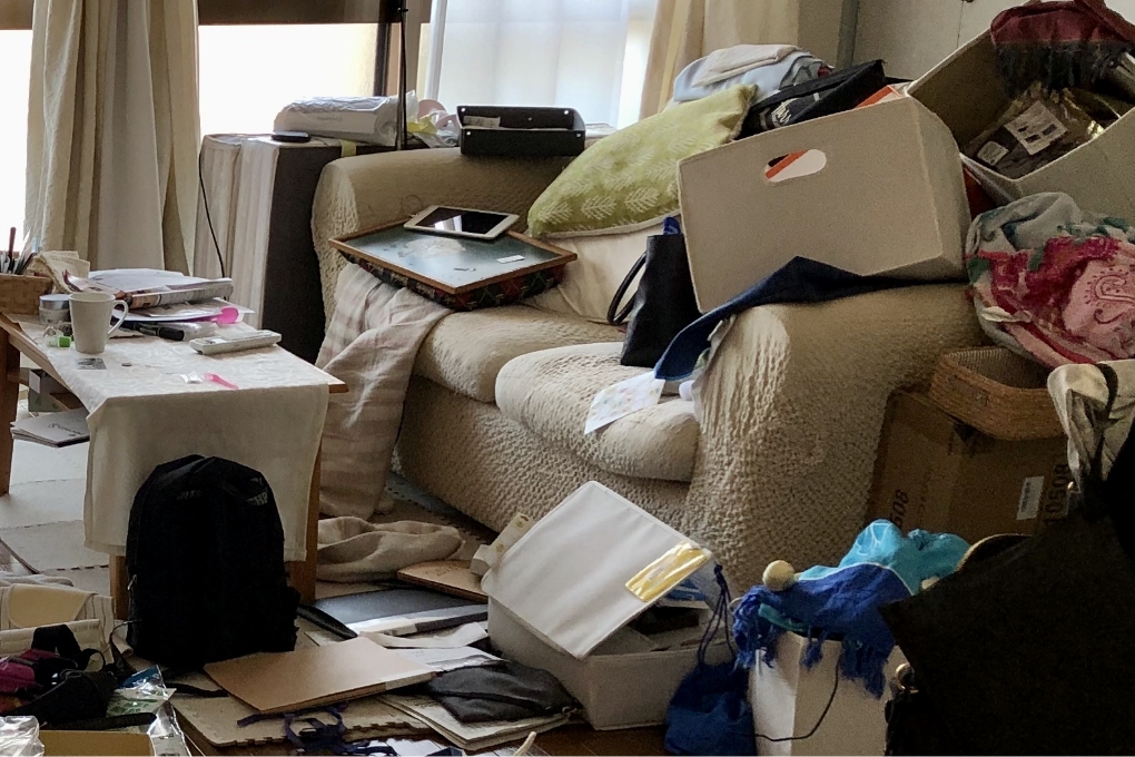 一人では難しい汚部屋整理をサポートする清掃