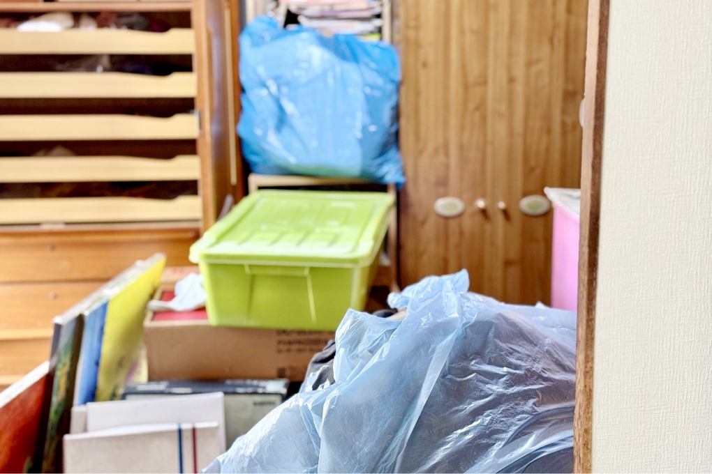 退去後の残置物分別・搬出作業